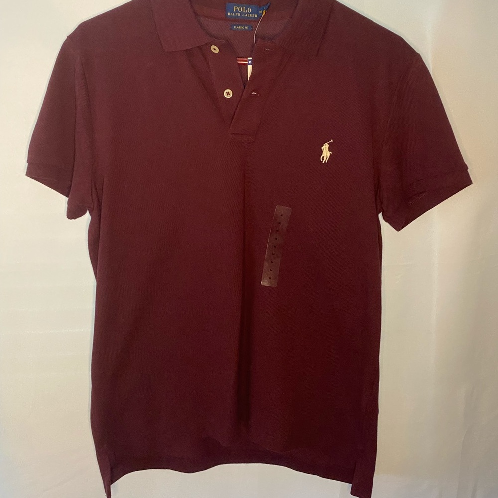 Burgundy Polo Ralph Lauren polo shirt